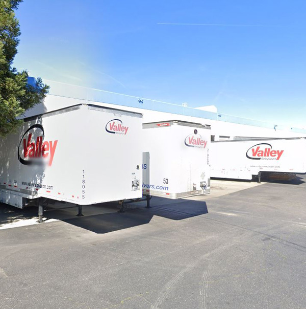 Valley Relocation Specialized Logistics Trucks ready to load
